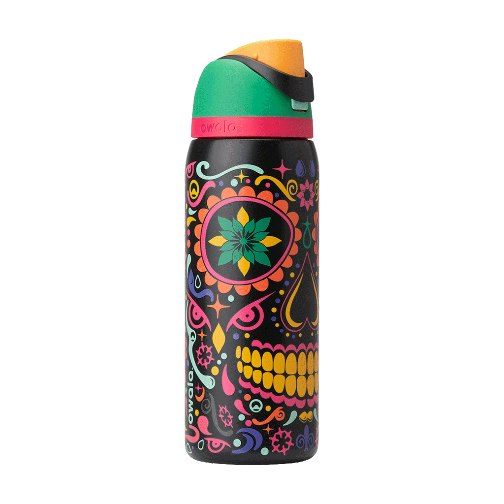 Sugar Skull Water Bottle E5WYJ2ET6R
