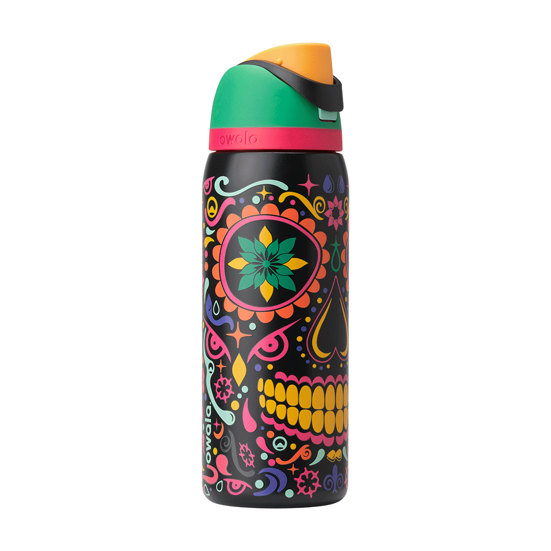 Sugar Skull Water Bottle E5WYJ2ET6R